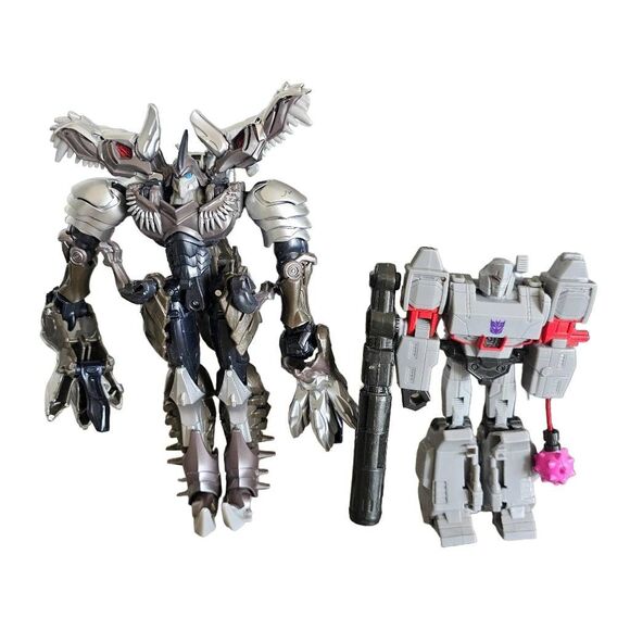 Transformer Grimlock cyberverse megaton the last knight action figure 2 lot - Picture 1 of 5